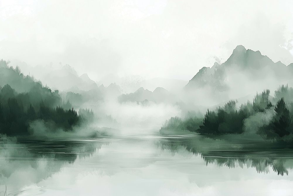 Smoky Lakeshore art print by Heidi Kuntz for $57.95 CAD