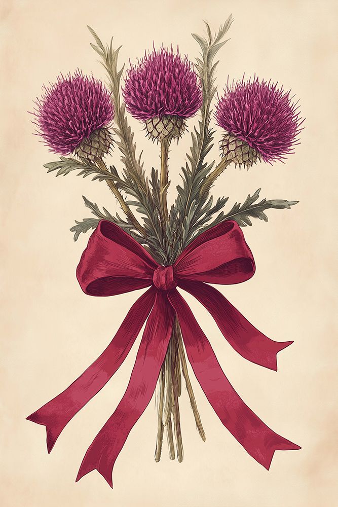 Thistle Bouquet art print by Heidi Kuntz for $57.95 CAD