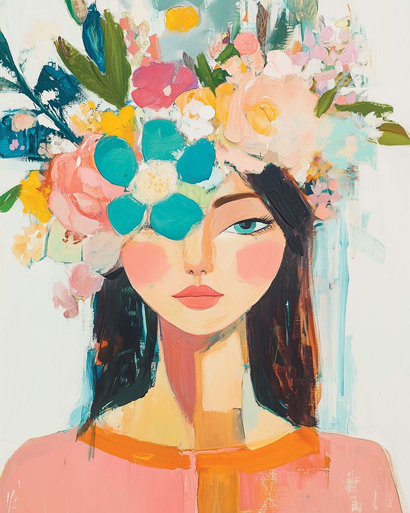 Wildflower Woman art print by Heidi Kuntz for $57.95 CAD