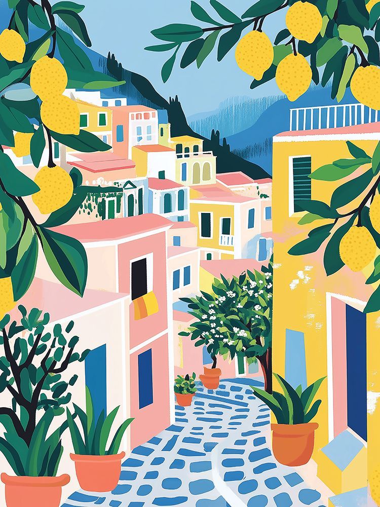 Lemon Street art print by Heidi Kuntz for $57.95 CAD