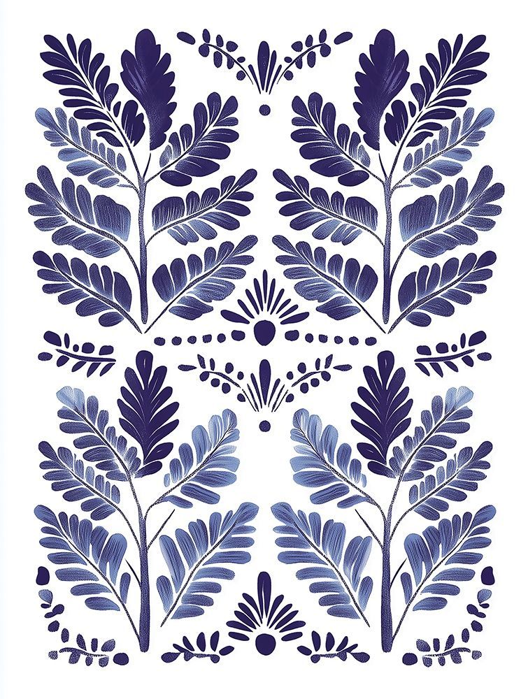 Blue Motif III art print by Heidi Kuntz for $57.95 CAD