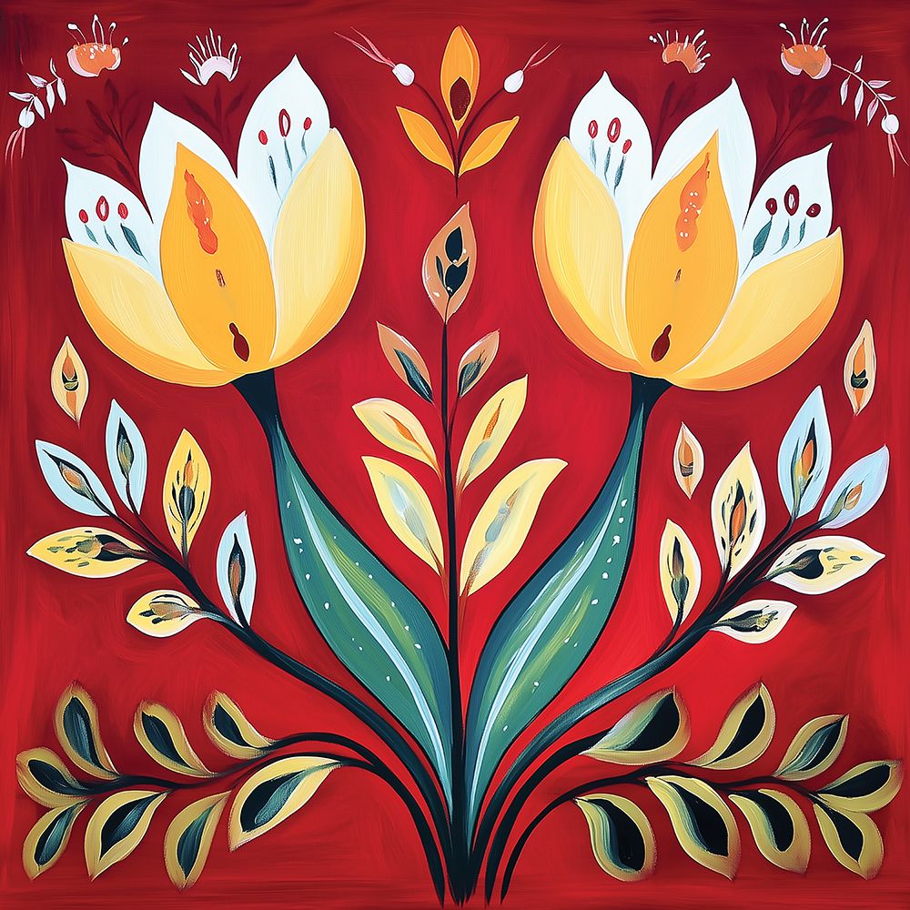 Fire and Flora art print by Heidi Kuntz for $57.95 CAD