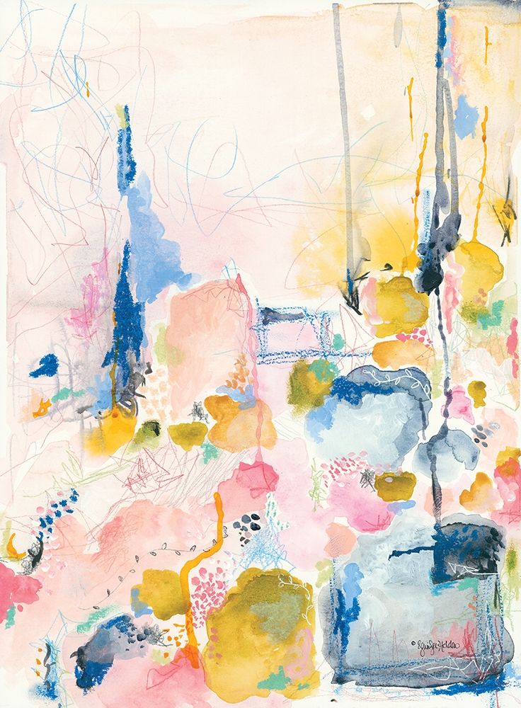 Spring Abstract art print by Jennifer Holden for $57.95 CAD