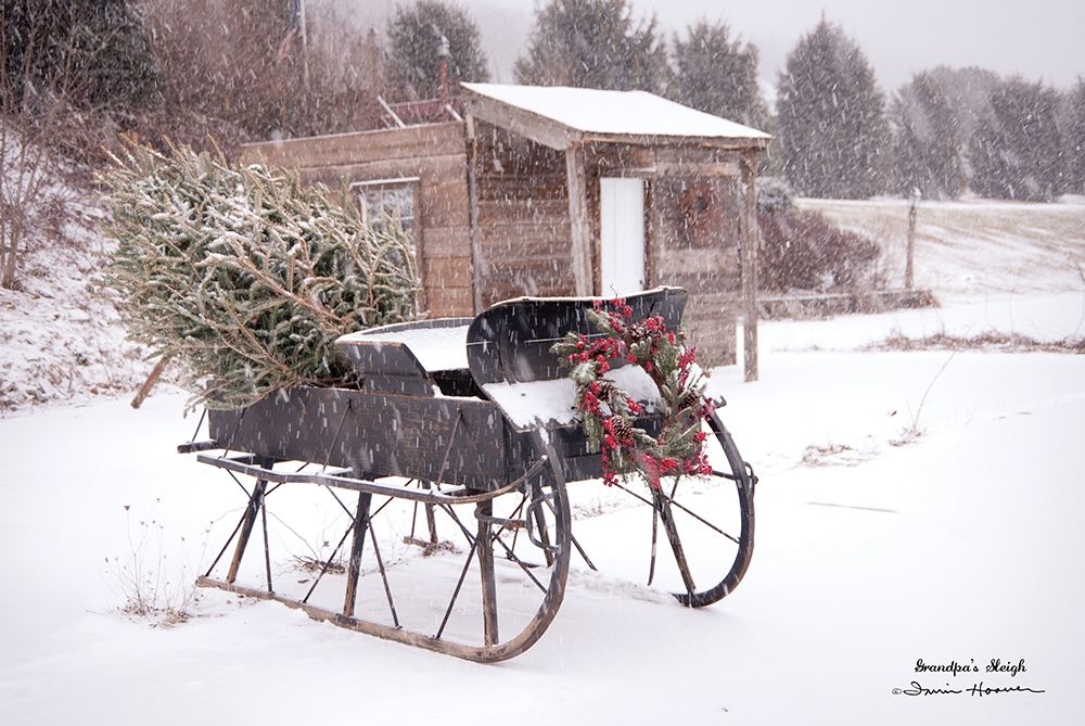 Grandpas Sleigh art print by Irvin Hoover for $57.95 CAD