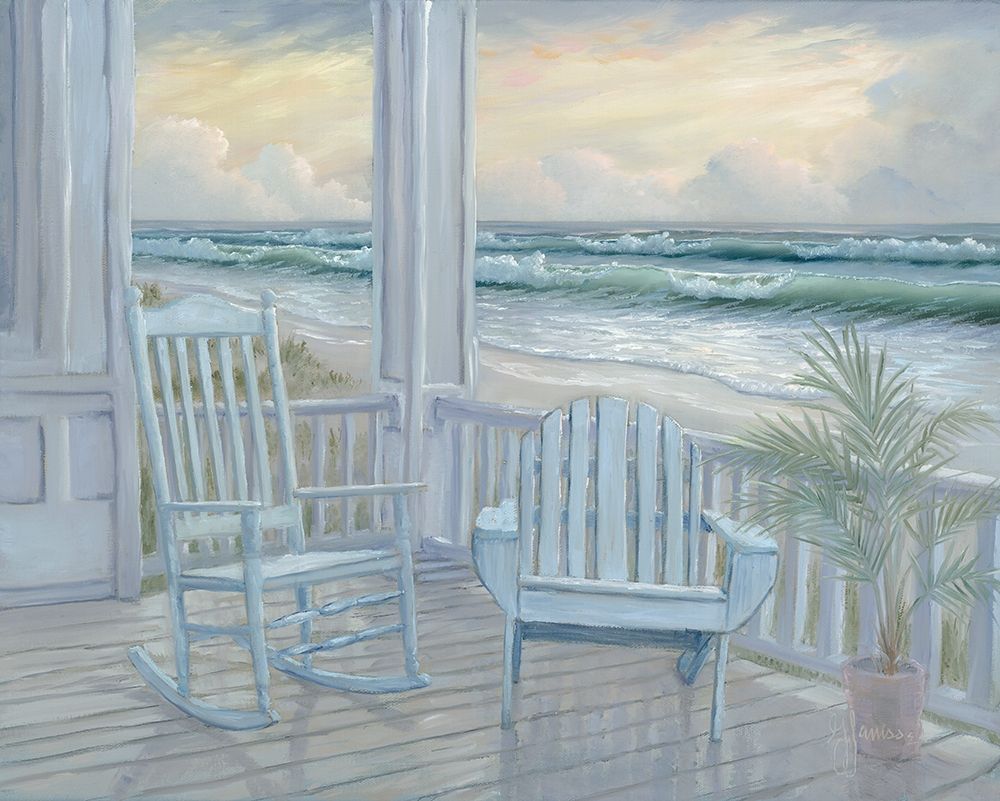 Coastal Porch II art print by Georgia Janisse for $57.95 CAD