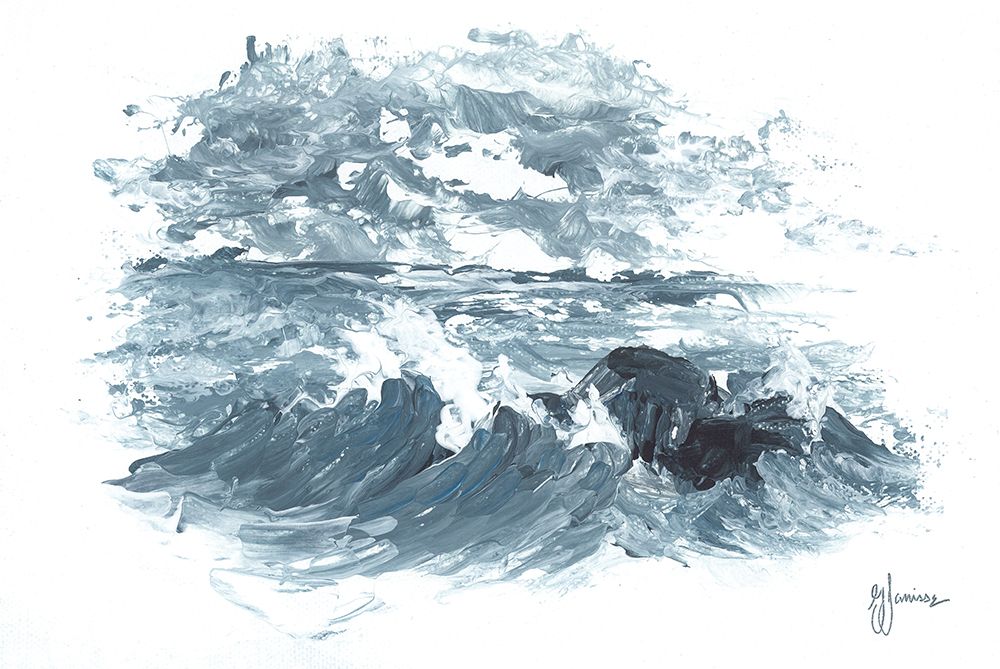 Crashing Waves art print by Georgia Janisse for $57.95 CAD