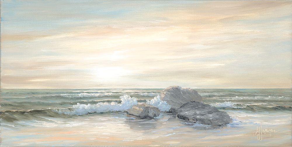 Rocks at Sunrise art print by Georgia Janisse for $57.95 CAD