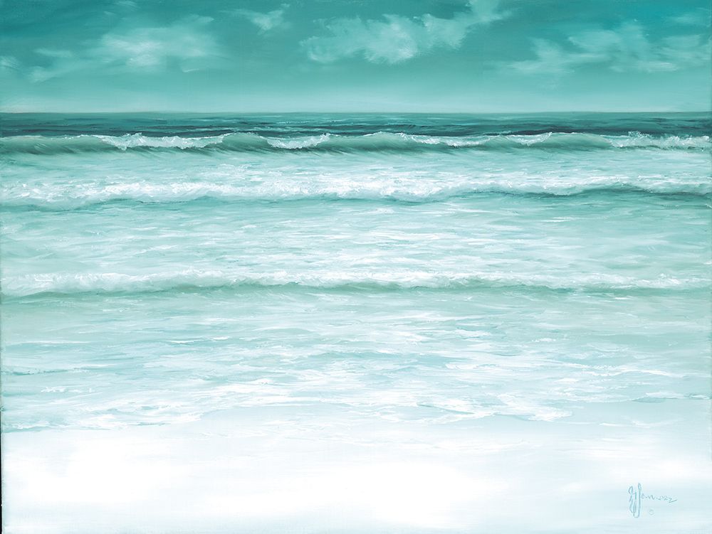 White Sand, Blue Water art print by Georgia Janisse for $57.95 CAD