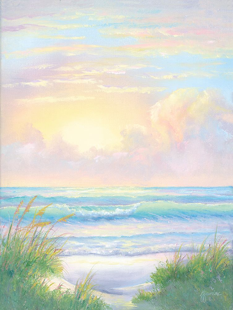 Sunlit Waves art print by Georgia Janisse for $57.95 CAD