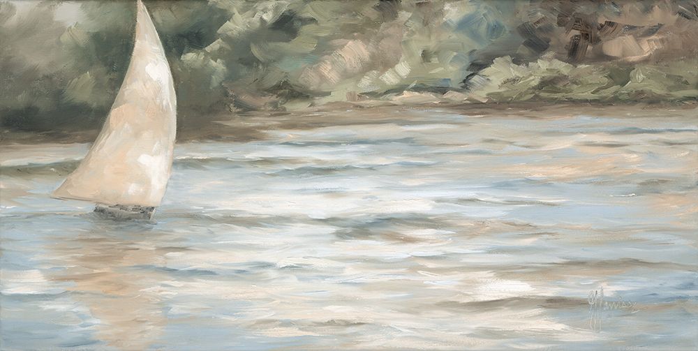 Sailboat on the Lake art print by Georgia Janisse for $57.95 CAD