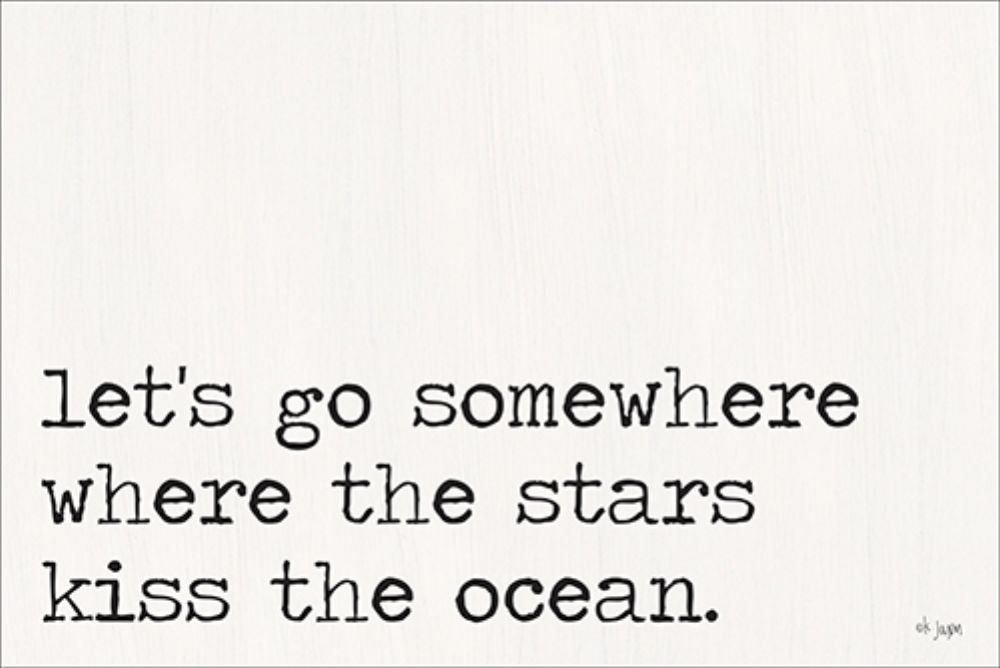 Where the Stars Kiss the Ocean art print by Jaxn Blvd. for $57.95 CAD