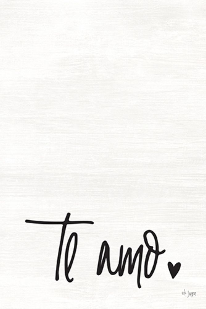 Te Amo art print by Jaxn Blvd. for $57.95 CAD