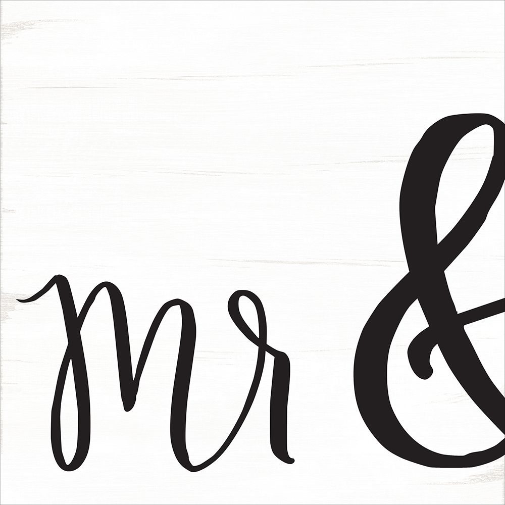 Mr. and Mrs. I art print by Jaxn Blvd. for $57.95 CAD