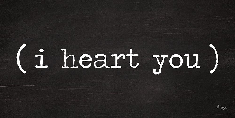 (i heart you) art print by Jaxn Blvd. for $57.95 CAD