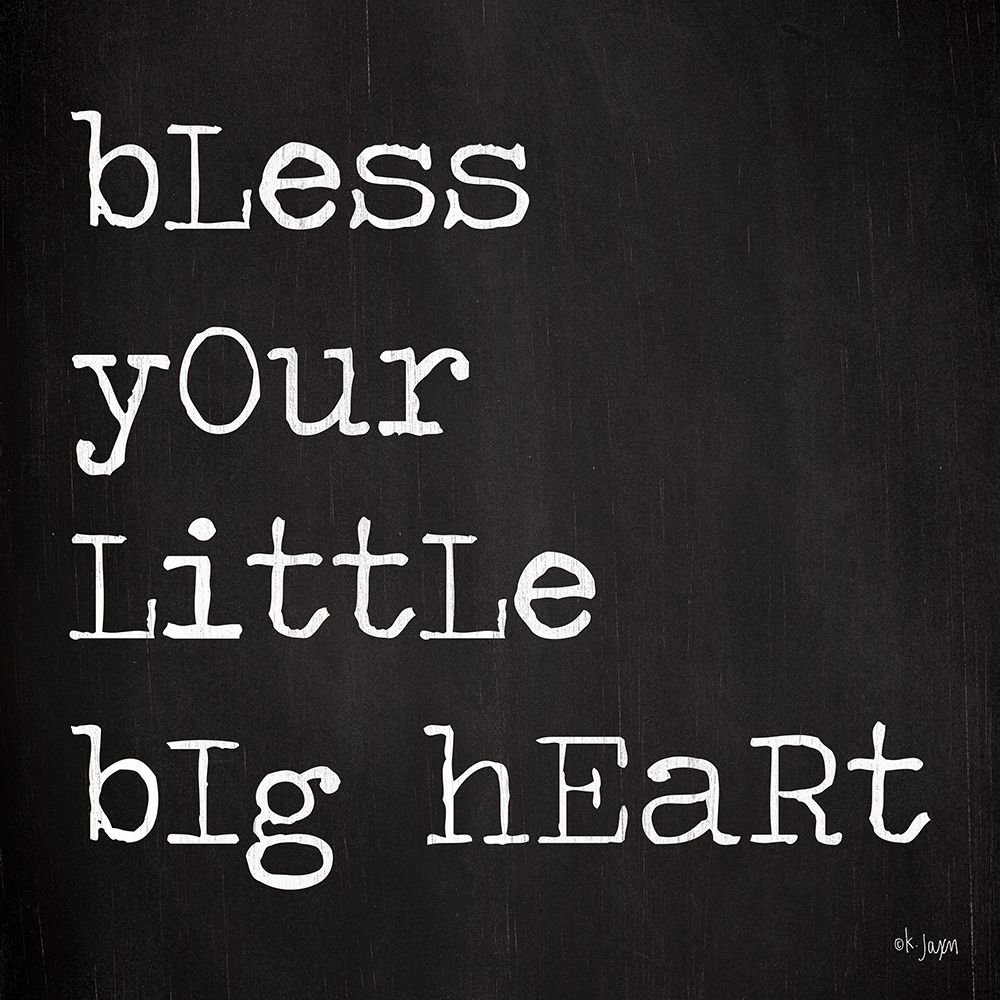 Bless Your Little Big Heart art print by Jaxn Blvd. for $57.95 CAD