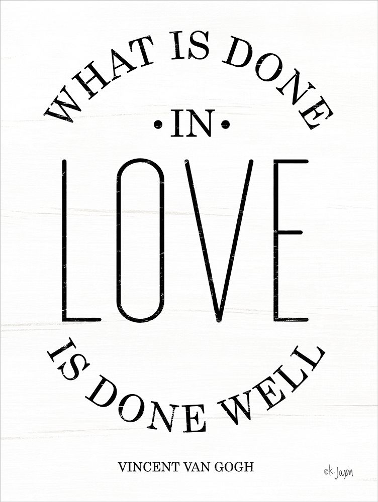 What is Done in Love art print by Jaxn Blvd. for $57.95 CAD