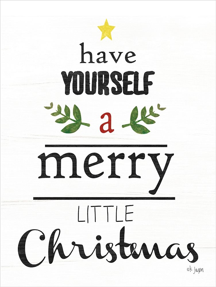 Merry Little Christmas art print by Jaxn Blvd. for $57.95 CAD