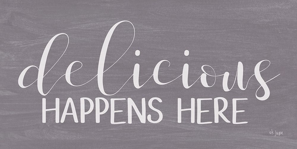 Delicious Happens Here art print by Jaxn Blvd. for $57.95 CAD