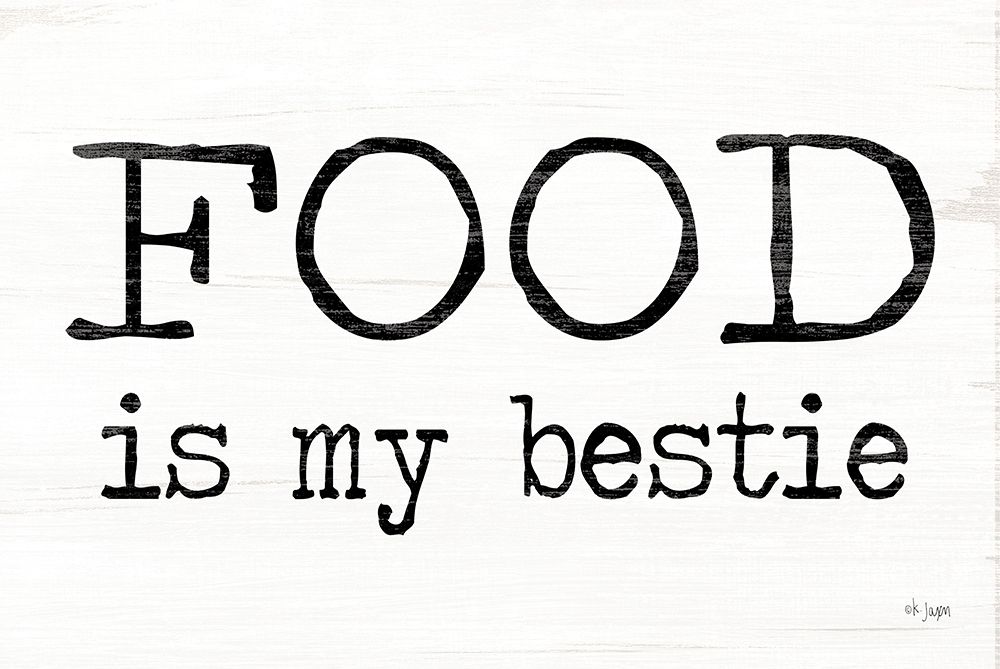 Food is My Bestie art print by Jaxn Blvd. for $57.95 CAD