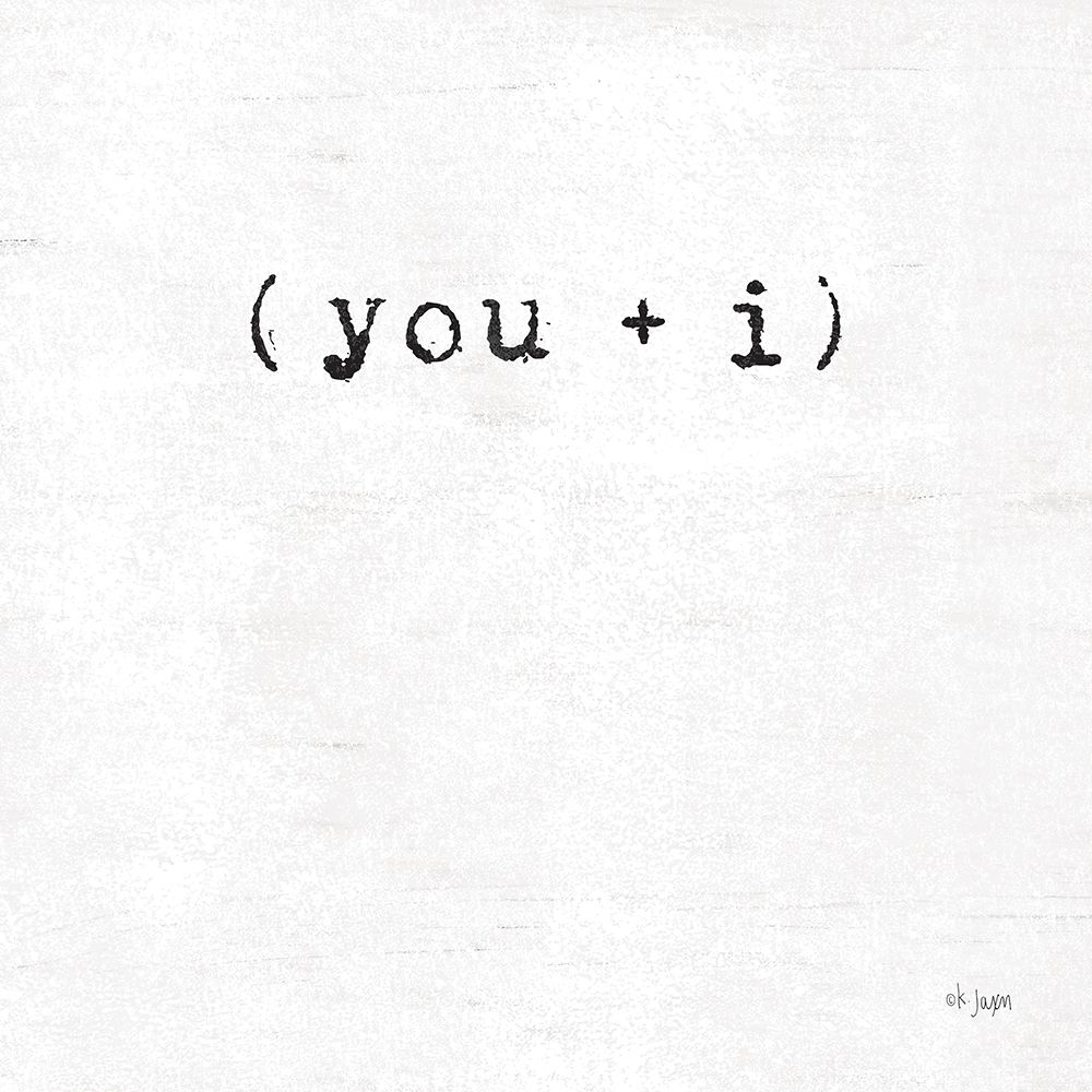 You and I art print by Jaxn Blvd. for $57.95 CAD