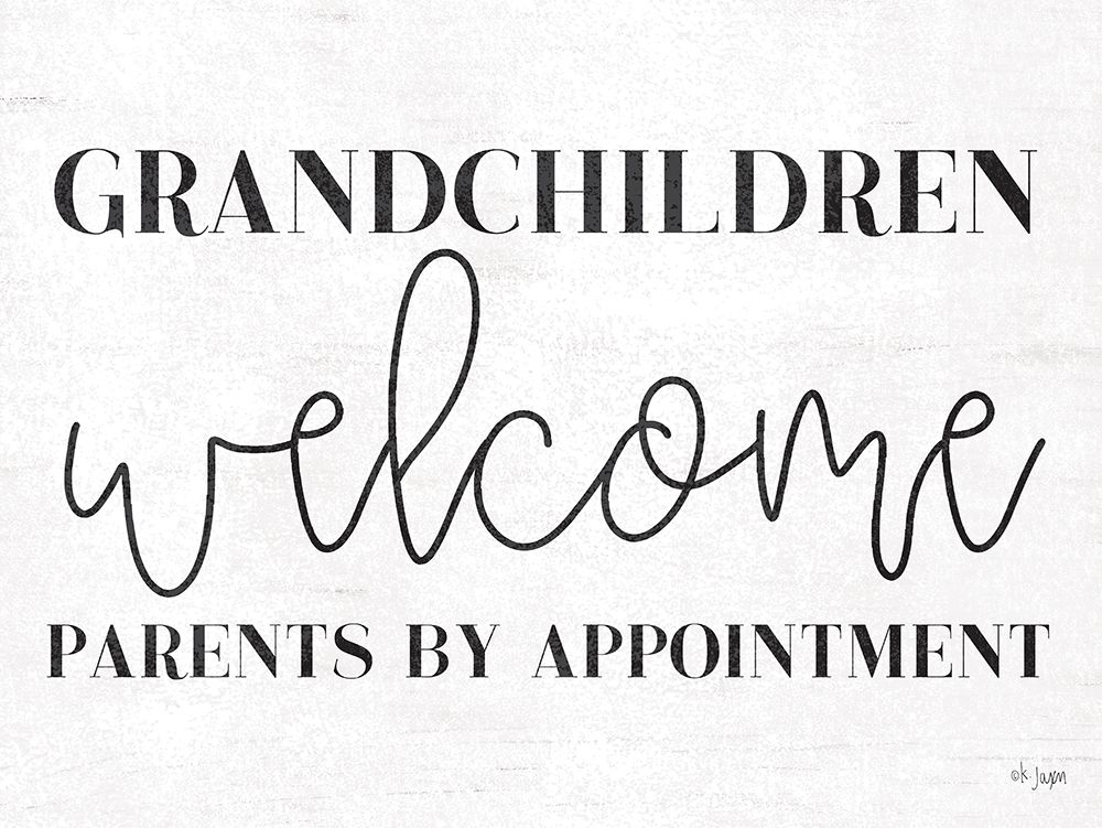 Grandchildren Welcome art print by Jaxn Blvd. for $57.95 CAD