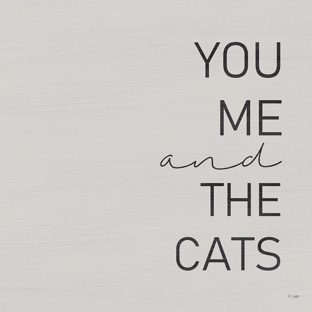 You, Me and the Cats art print by Jaxn Blvd. for $57.95 CAD