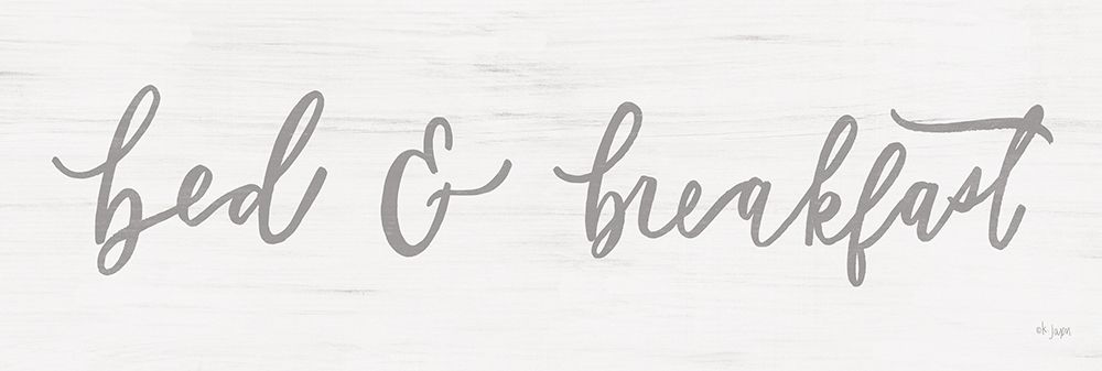 Bed and Breakfast art print by Jaxn Blvd. for $57.95 CAD