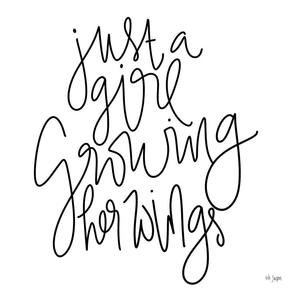 Growing Her Wings art print by Jaxn Blvd. for $57.95 CAD