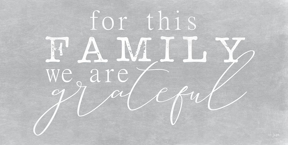 For This Family art print by Jaxn Blvd. for $57.95 CAD