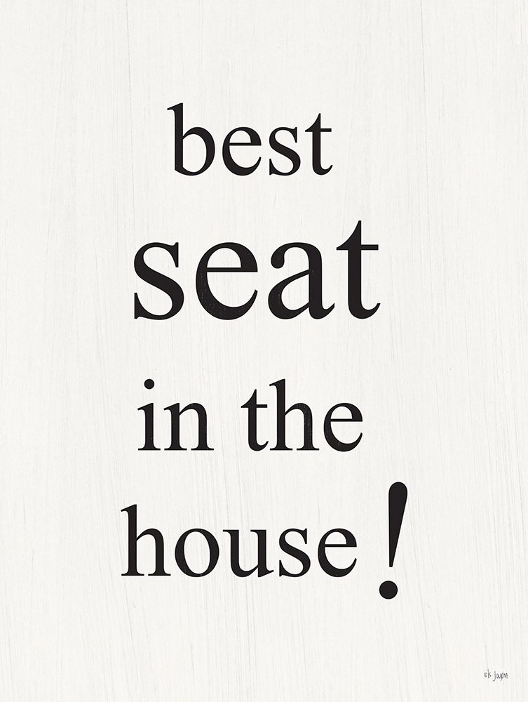 Best Seat art print by Jaxn Blvd. for $57.95 CAD