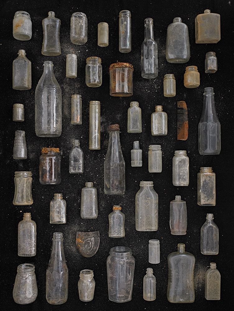 Antique Bottles art print by JG Studios for $57.95 CAD