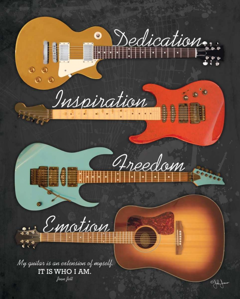 My Guitar art print by John Jones for $57.95 CAD