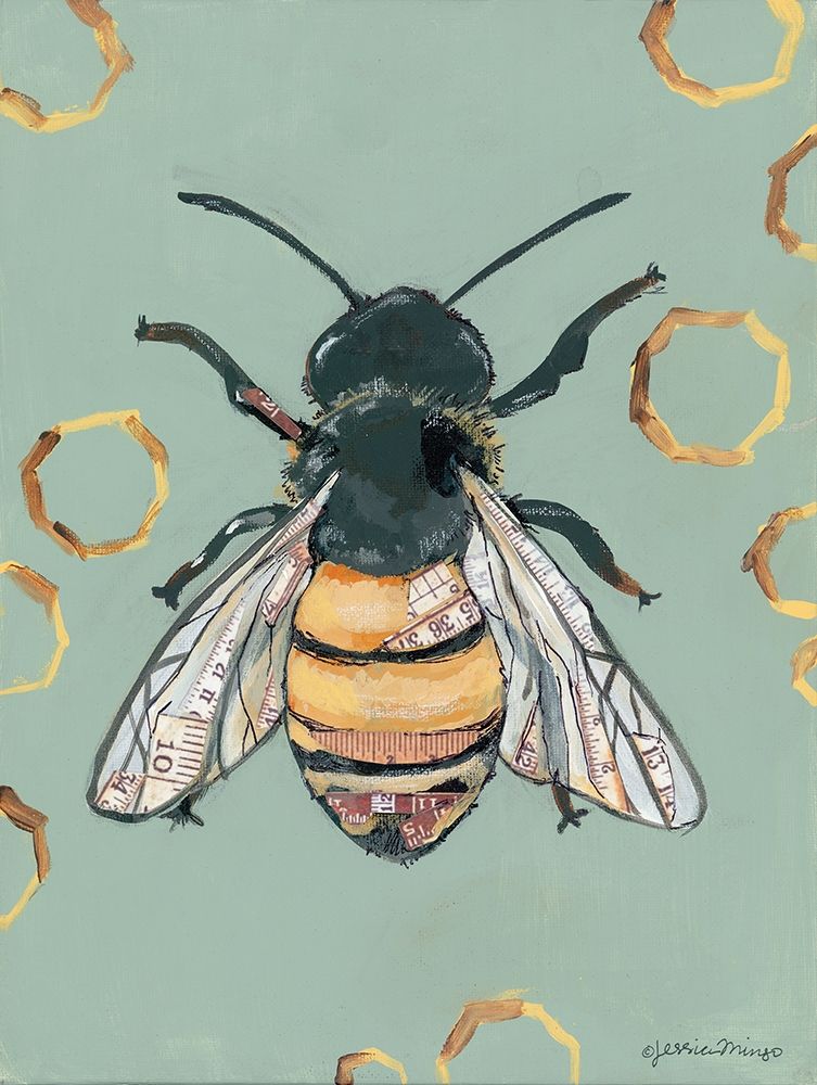 Bee art print by Jessica Mingo for $57.95 CAD