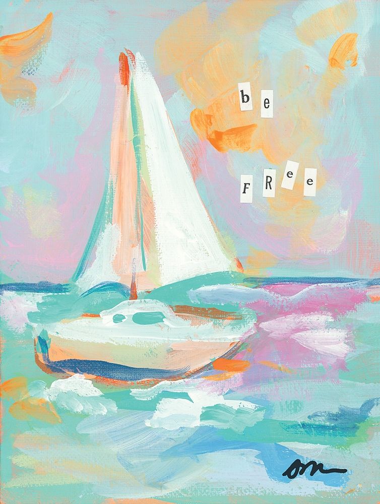 Sailboat II art print by Jessica Mingo for $57.95 CAD