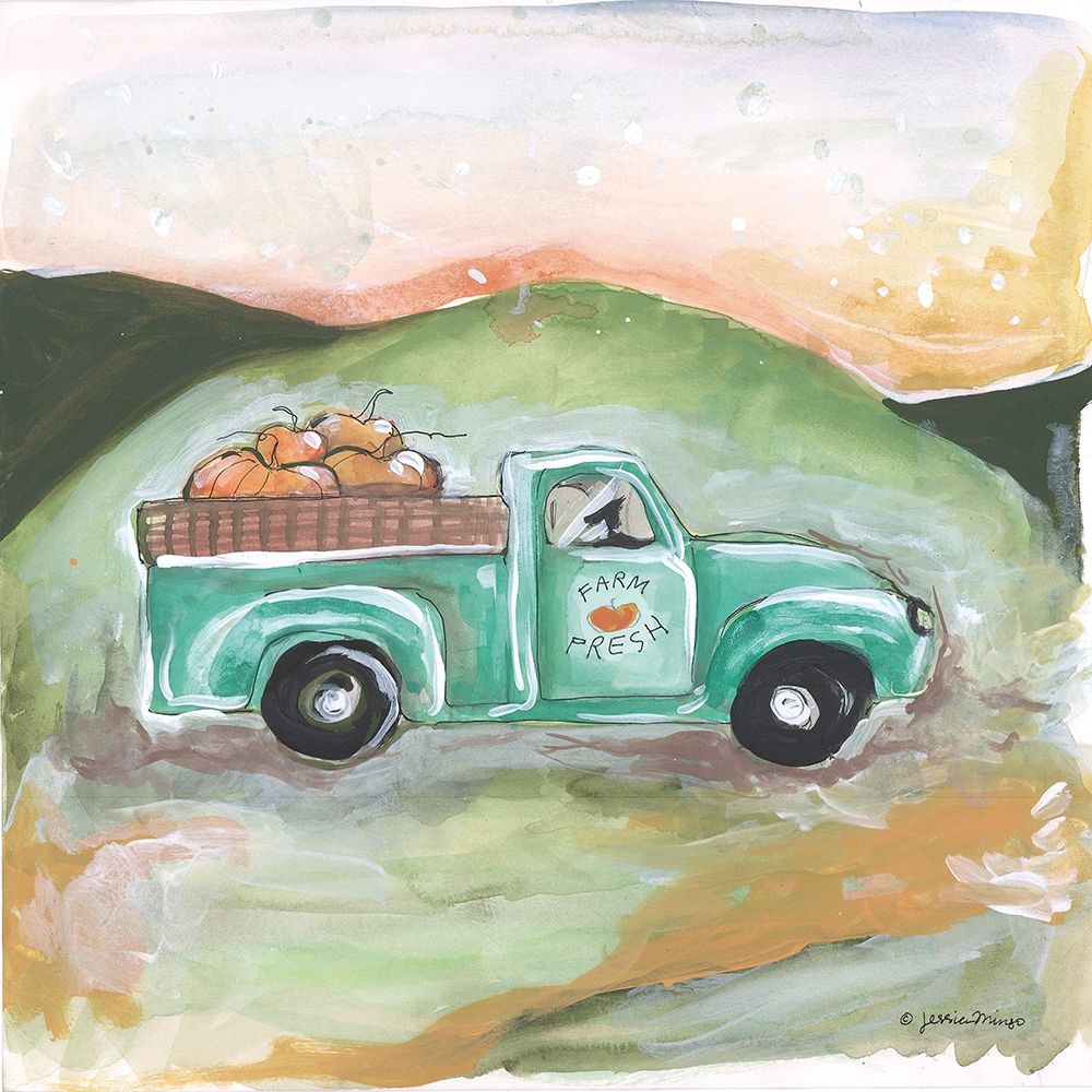 Farm Fresh Pumpkins art print by Jessica Mingo for $57.95 CAD