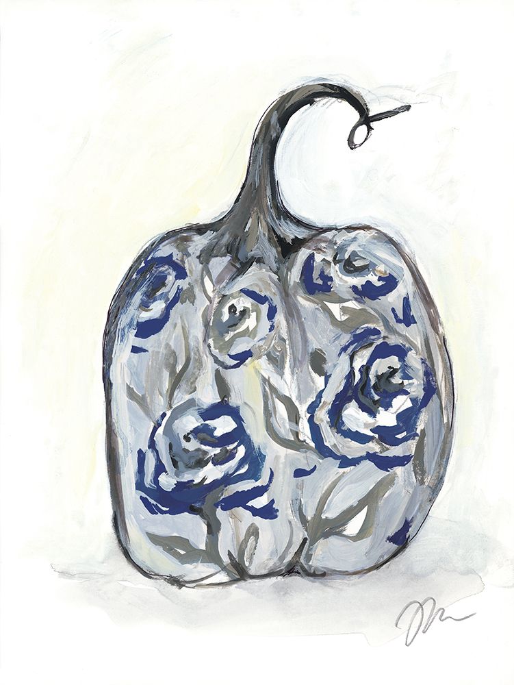 Floral Pumpkin art print by Jessica Mingo for $57.95 CAD