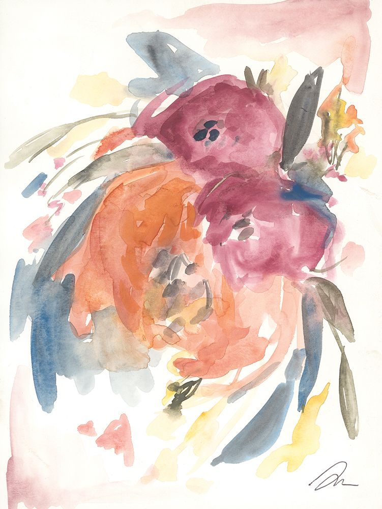 Abstract Fall Floral I art print by Jessica Mingo for $57.95 CAD