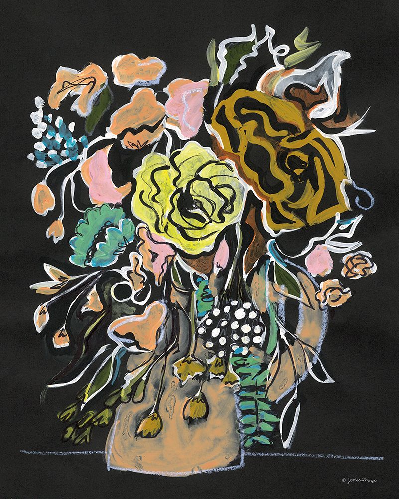 Floral Chaos II art print by Jessica Mingo for $57.95 CAD