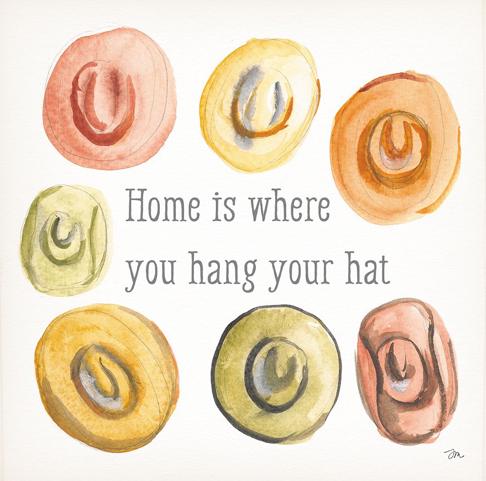Home is Where You Hang Your Hat art print by Jessica Mingo for $57.95 CAD