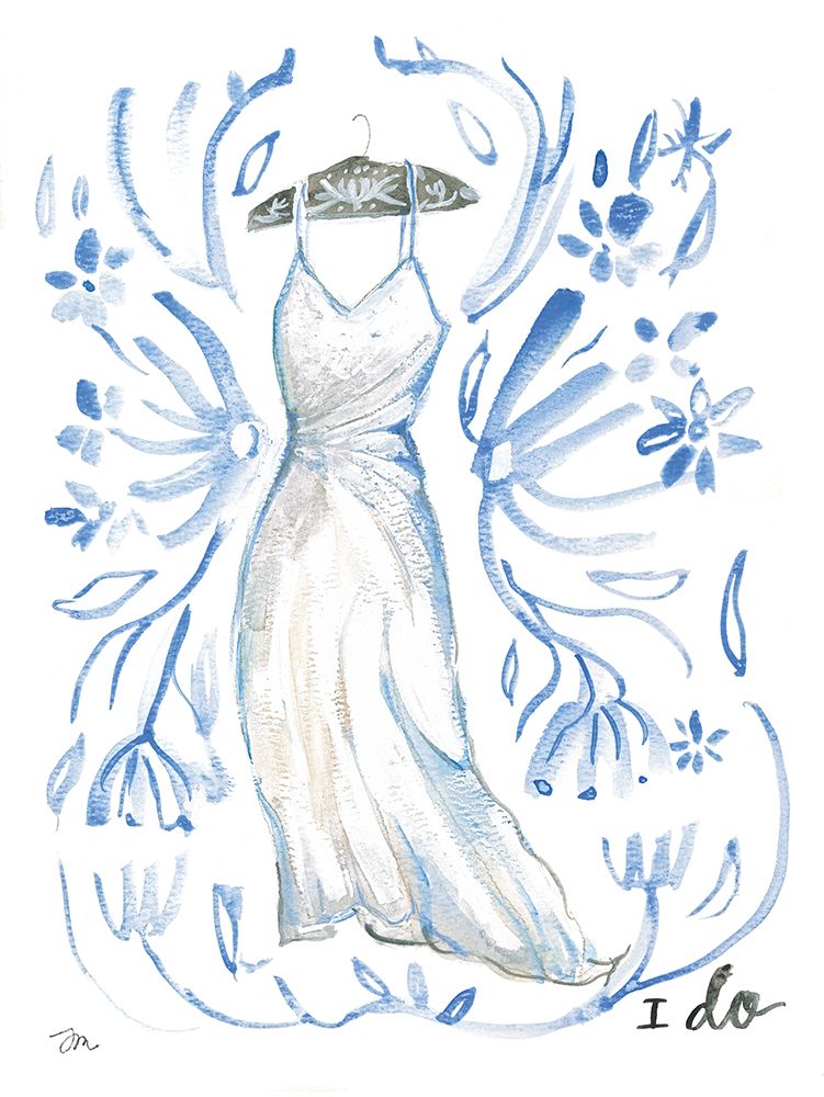I Do Dress art print by Jessica Mingo for $57.95 CAD
