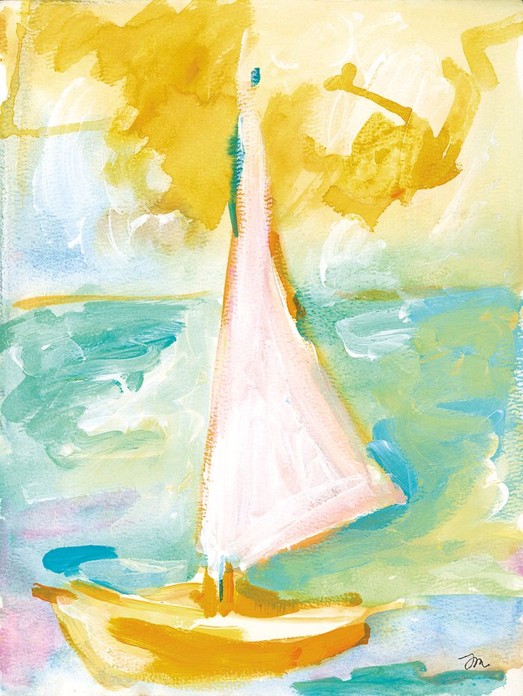 Sunset Sailor 2 art print by Jessica Mingo for $57.95 CAD
