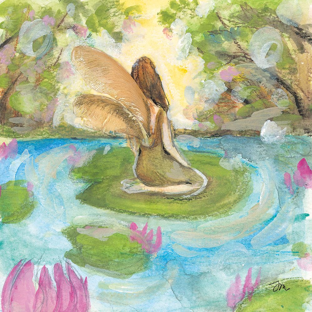 Lilypad Fairy art print by Jessica Mingo for $57.95 CAD