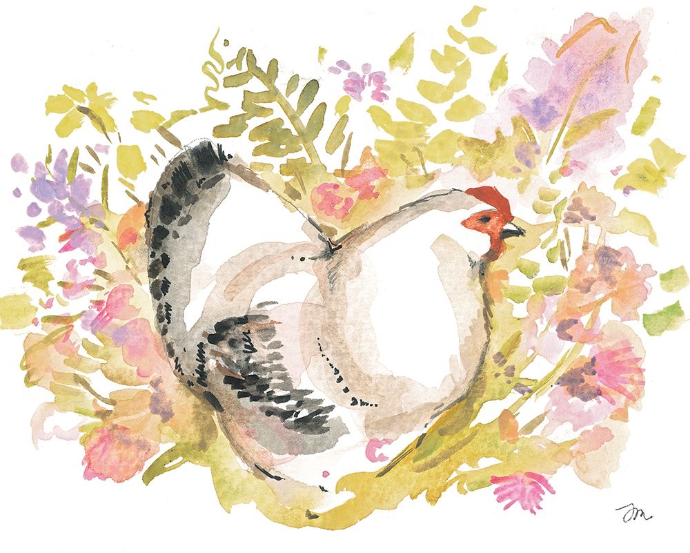 Beatrice the Brahma Chicken art print by Jessica Mingo for $57.95 CAD