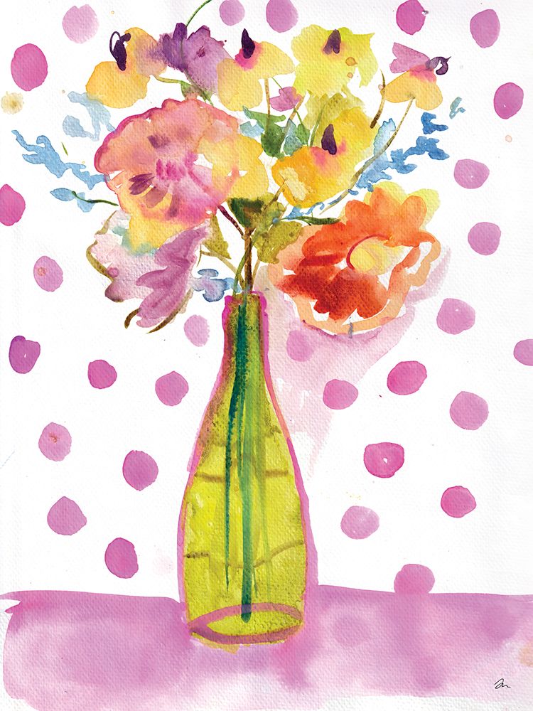 Polka Dot Blooms art print by Jessica Mingo for $57.95 CAD