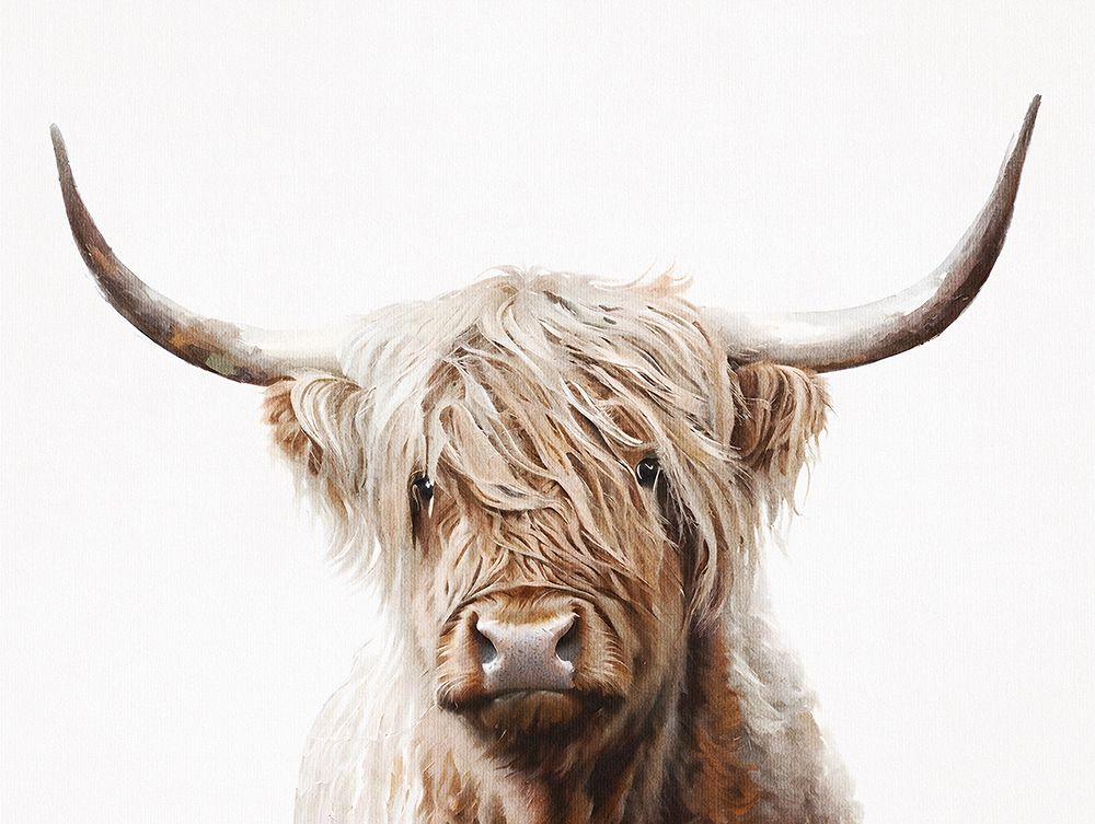Resting Cowface art print by Jo Moulton for $57.95 CAD