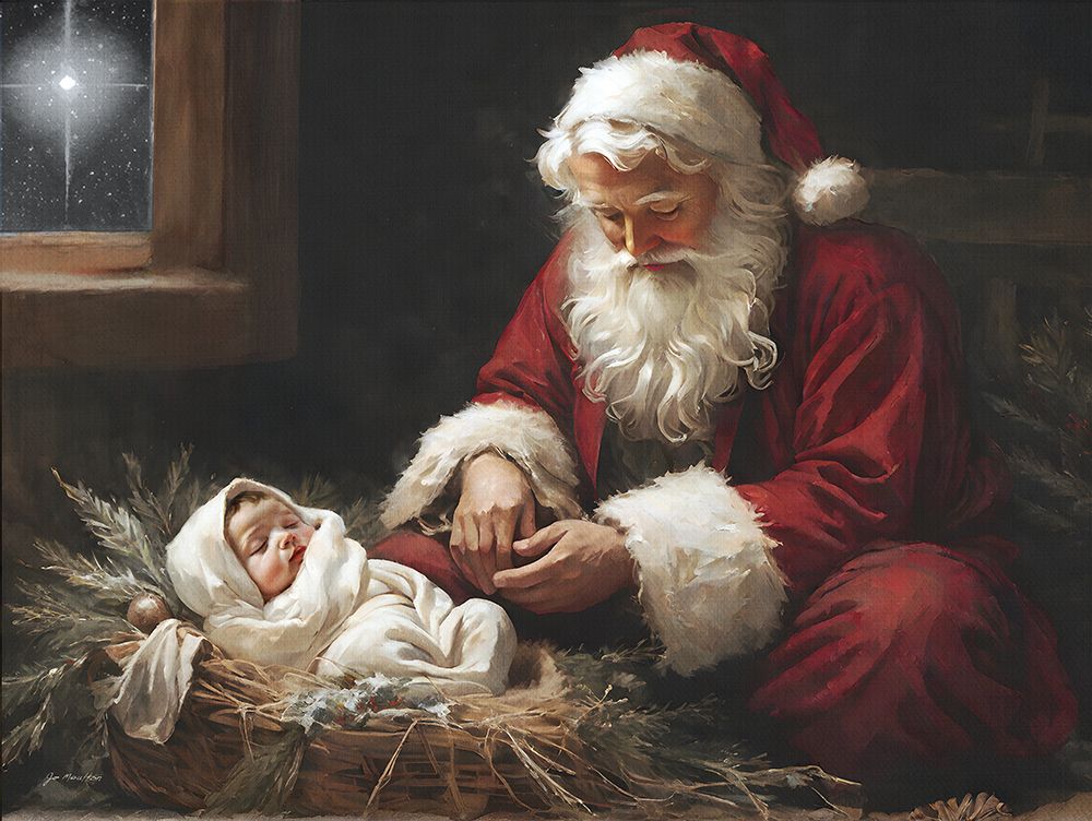 Santa Believes art print by Jo Moulton for $57.95 CAD