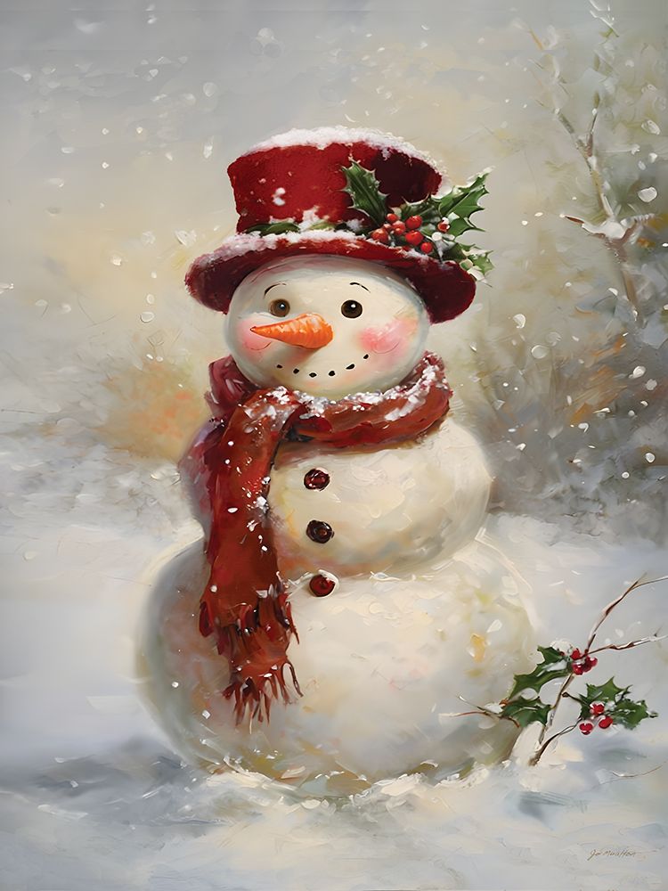 Snow Mandy art print by Jo Moulton for $57.95 CAD