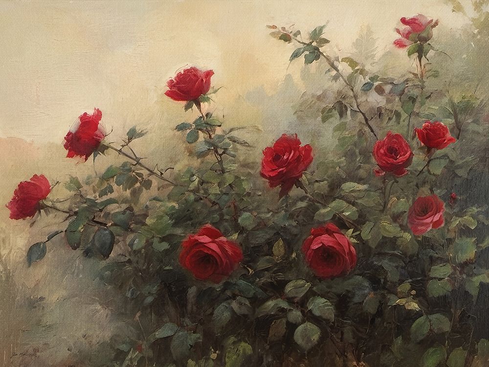 Ruby Roses art print by Jo Moulton for $57.95 CAD