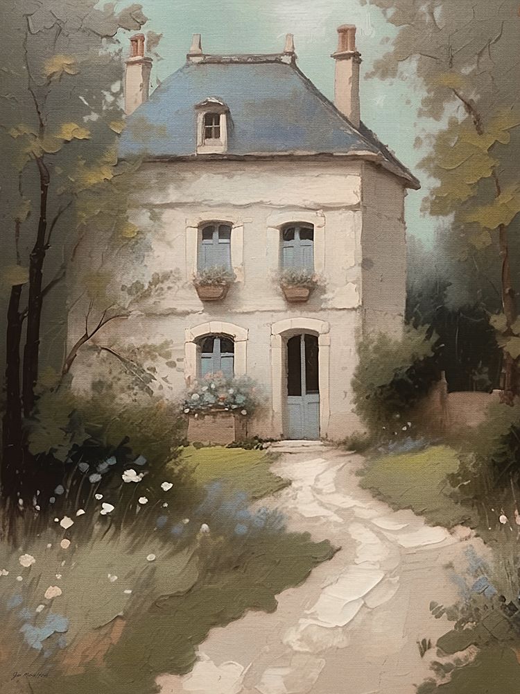 The Quiet Cottage art print by Jo Moulton for $57.95 CAD