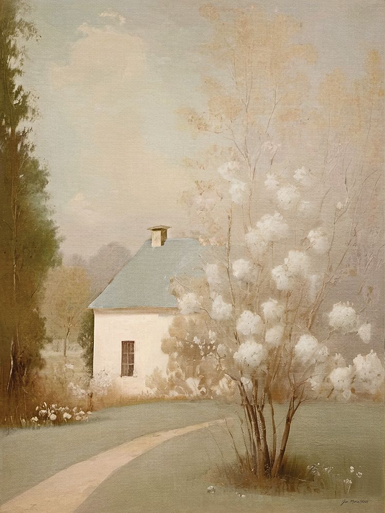 Spring Cottage art print by Jo Moulton for $57.95 CAD